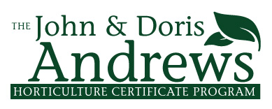 The John and Doris Andrews Horticulture Certificate Program logo
