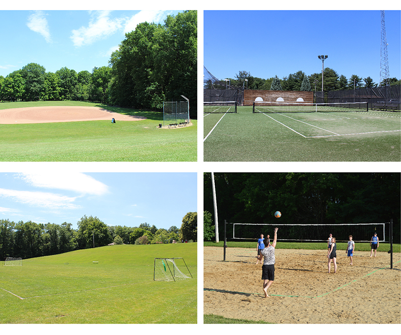 Fields and Courts located at Wick Recreation Area in Mill Creek MetroParks
