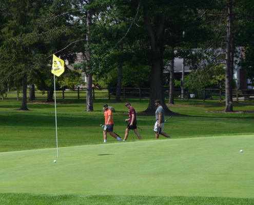 Golfers at Par 3 Golf Course at Wick Recreation Area, Mill Creek MetroParks