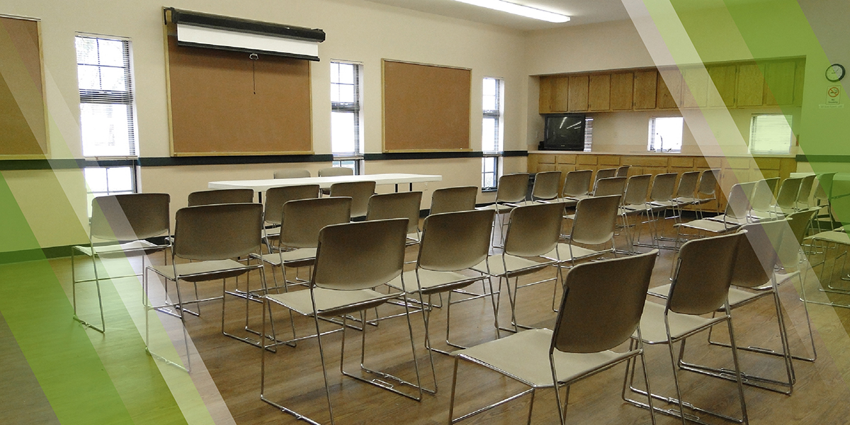 Page Header - Classroom A in the Education Building located at MetroParks Farm in Mill Creek MetroParks