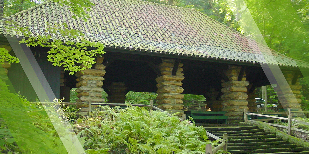 Slippery Rock Pavilion in Mill Creek MetroParks