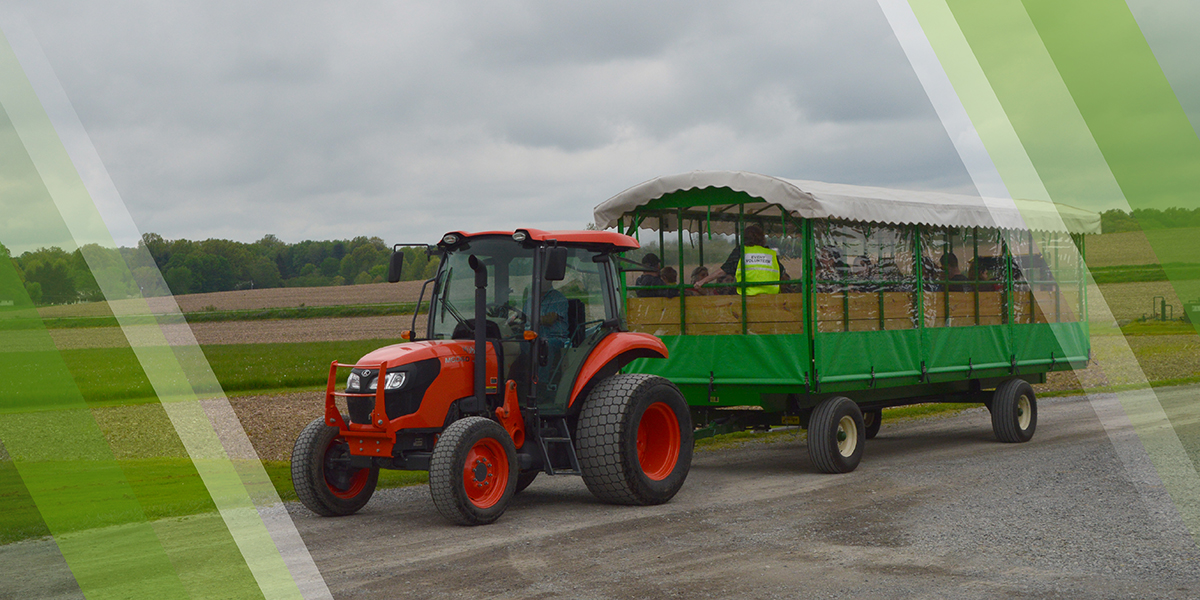Image of a Tractor-Wagon Tour at MetroParks Farm, Canfield, Ohio