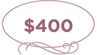 $400 Package Price for Perfect Ceremony